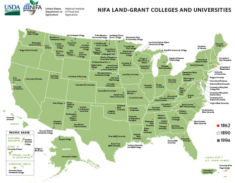 NIFA Land-Grant Colleges and Universities